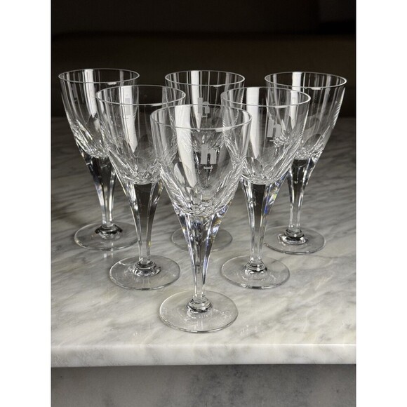 Set Of 8 Kagami Crystal Porto Wine Glass Made in Japan Royal Line Clear 5-6" - Picture 3 of 9